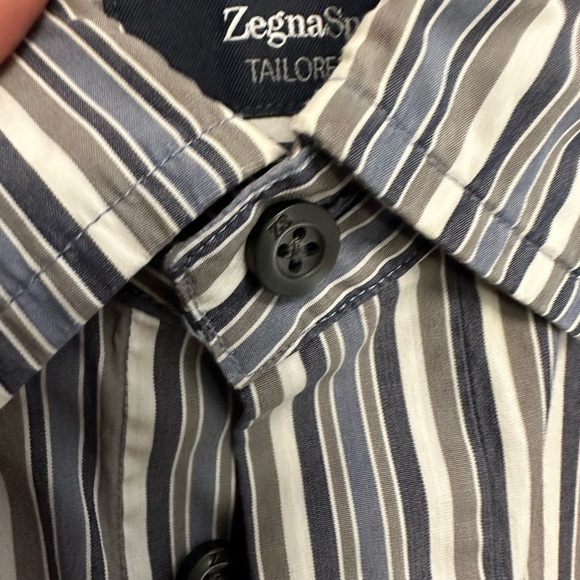 Zegna Sport Mens Medium dress shirt long sleeve casual button down - Picture 2 of 5